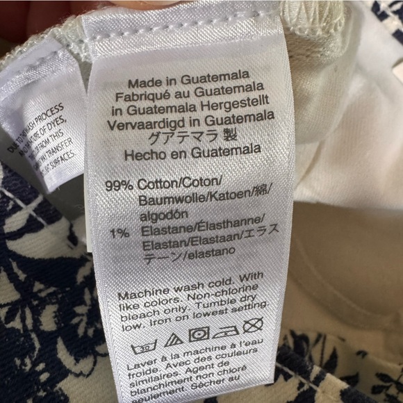 NWT J. Crew Slim Wide-Leg Jean in Floral Toile Print Size 27 - Picture 11 of 12